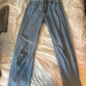 Levi's Low-Pro Light Blue Straight Leg Jeans